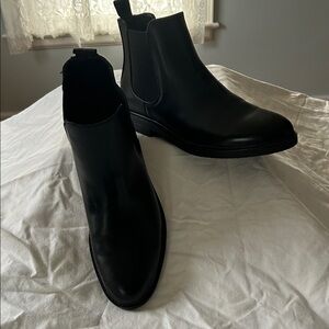 Unlisted by Kenneth Cole Men's Sleek Black Chelsea Boots